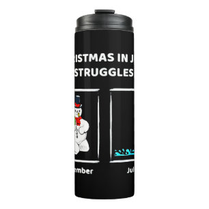 Termo Navidades En Julio Snowman Lucha Contra La Shirt