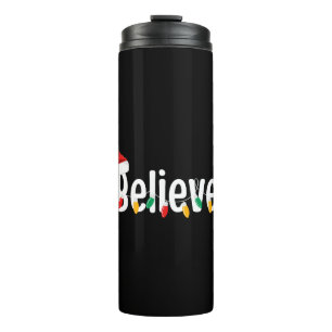 Termo Navidades Faith Believer   Luces navideñas de Sant