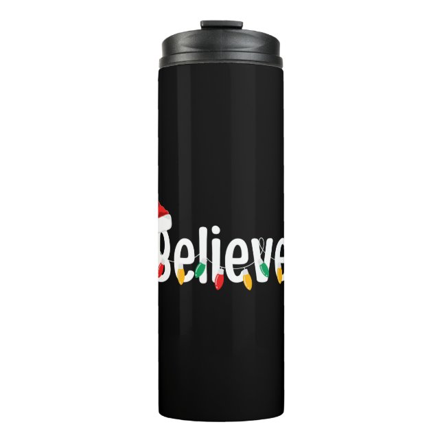 Termo Navidades Faith Believer | Luces navideñas de Sant (Anverso)