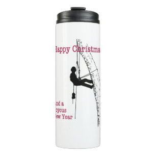 Termo Navidades felices arboristas cirujanos de árboles 
