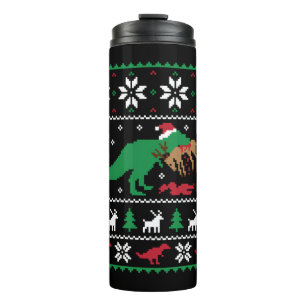 Termo Navidades feos de dinosaurios Navidades divertidos