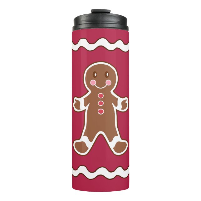 Termo Navidades Gingerbread Boy Coffee Tumbler Mug (Anverso)