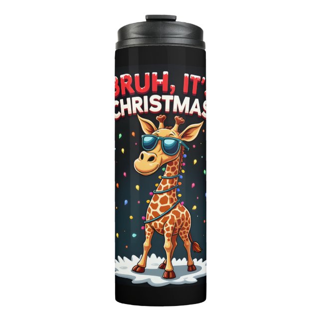 Termo Navidades Giraffe Dabbing Long Sle (Anverso)