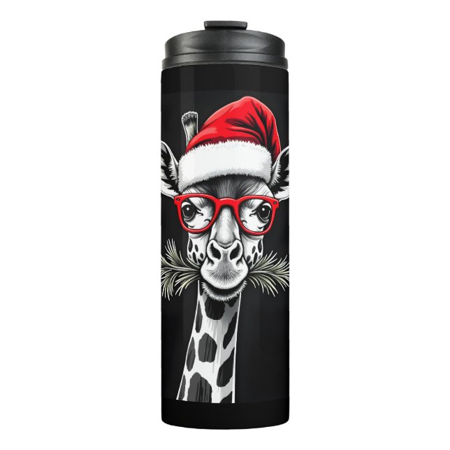 Termo Navidades Giraffe Santa Hat Pajama Gift (Anverso)