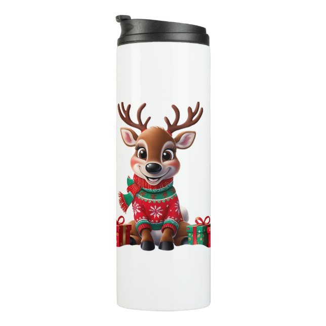 Termo Navidades graciosos modernos y de moda (Rotado hacia la derecha)