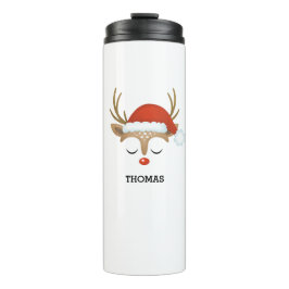 Termo Navidades Holiday Rudolph Reindeer Thermal Tumbler