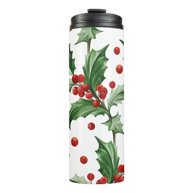 Termo Navidades Holly deja símbolo sin mar (Anverso)