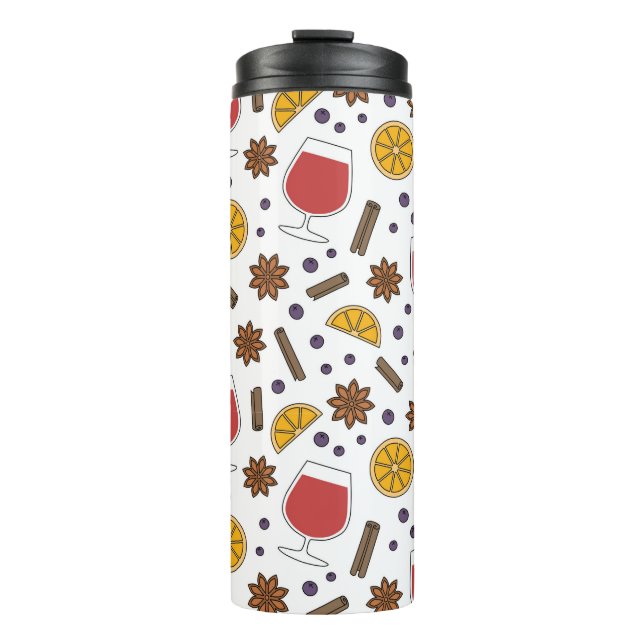 Termo Navidades Ingredientes del vino tinto (Anverso)