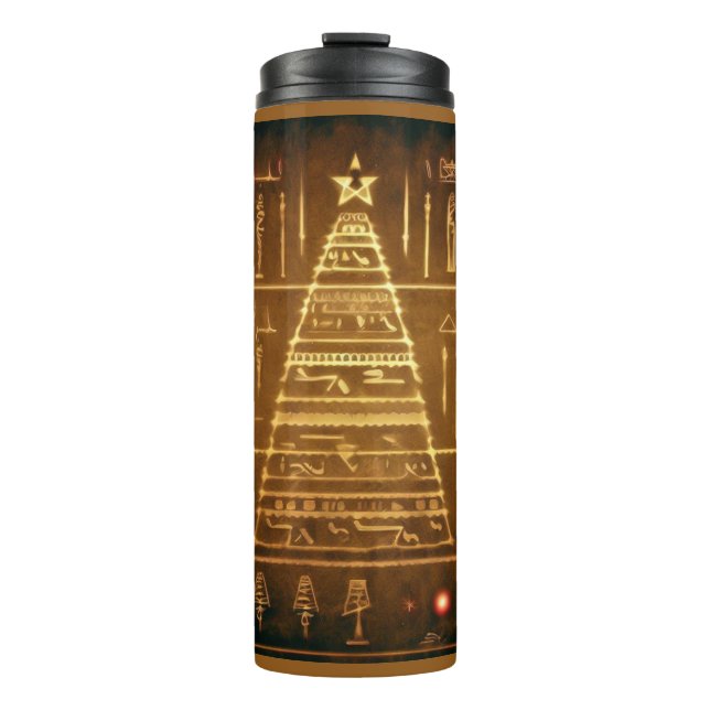 Termo Navidades Jeroglíficos Egipcios 3 (Anverso)