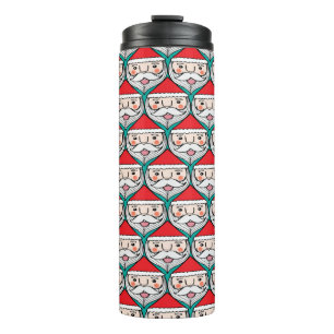 Termo Navidades lindo santa claus sonrisa cara palmadita