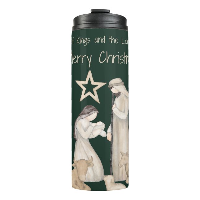 Termo Navidades Nativity 12 oz Tumbler (Anverso)