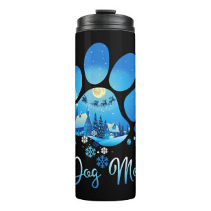 Termo Navidades Paw Dog Mom