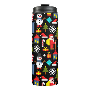 Termo Navidades Pixel