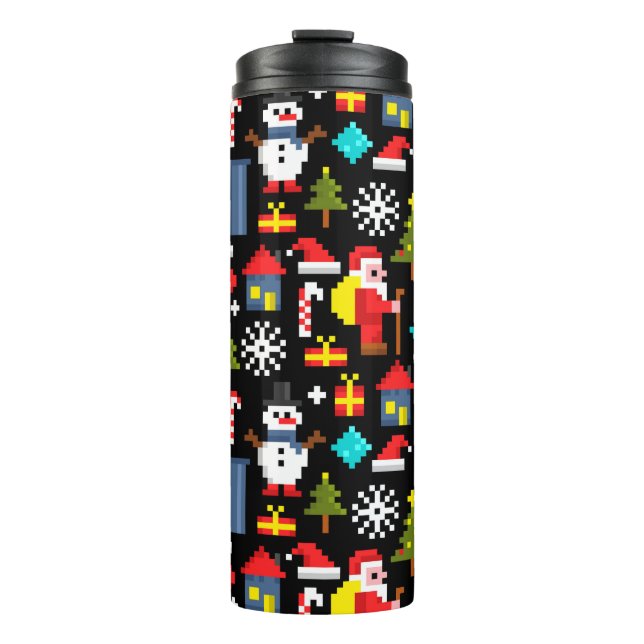 Termo Navidades Pixel (Anverso)