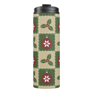 Termo Navidades Quilt Thermal Tumbler