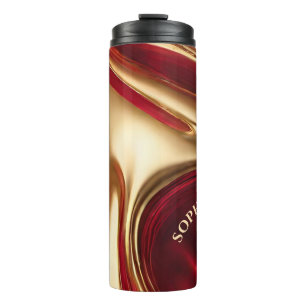 Termo Navidades-Rojo y Oro-