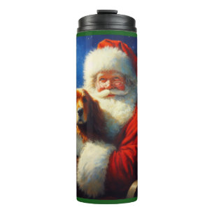 Termo Navidades Santa Claus con perros 4