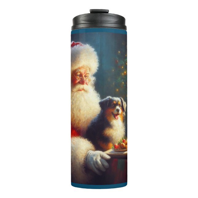 Termo Navidades Santa Claus con perros 5 (Anverso)