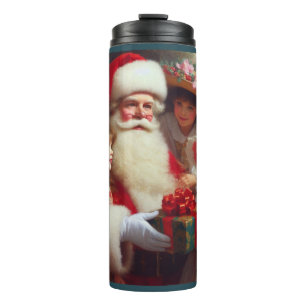 Termo Navidades Santa con niños 1