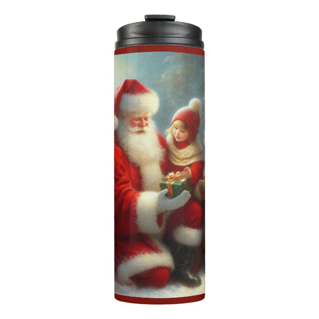 Termo Navidades Santa con niños 2 (Anverso)