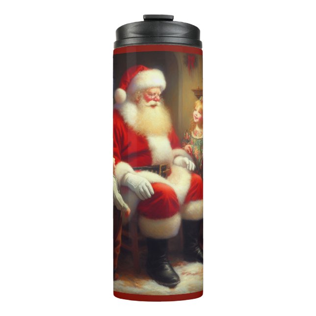 Termo Navidades Santa con niños 3 (Anverso)