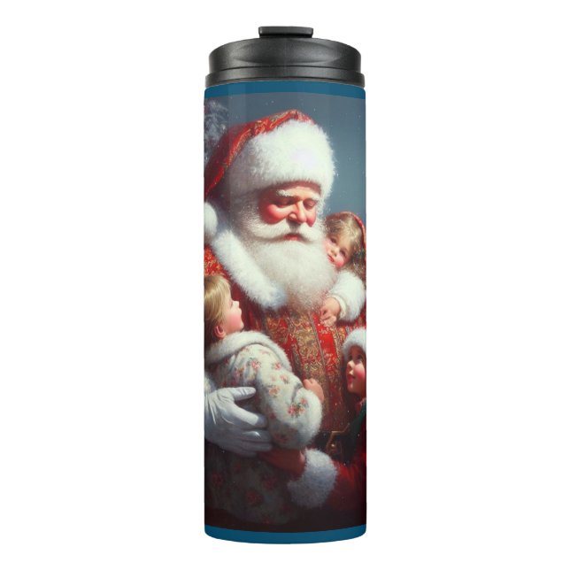 Termo Navidades Santa con niños 4 (Anverso)