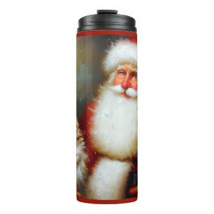 Termo Navidades Santa y un gato 2