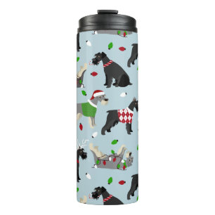 Termo Navidades Schnauzer