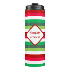 Termo Navidades Stripe Naughy o Buen Personalizable