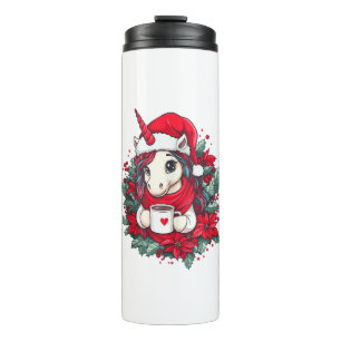 Termo Navidades unicornio Chicas de decoración niños Nav