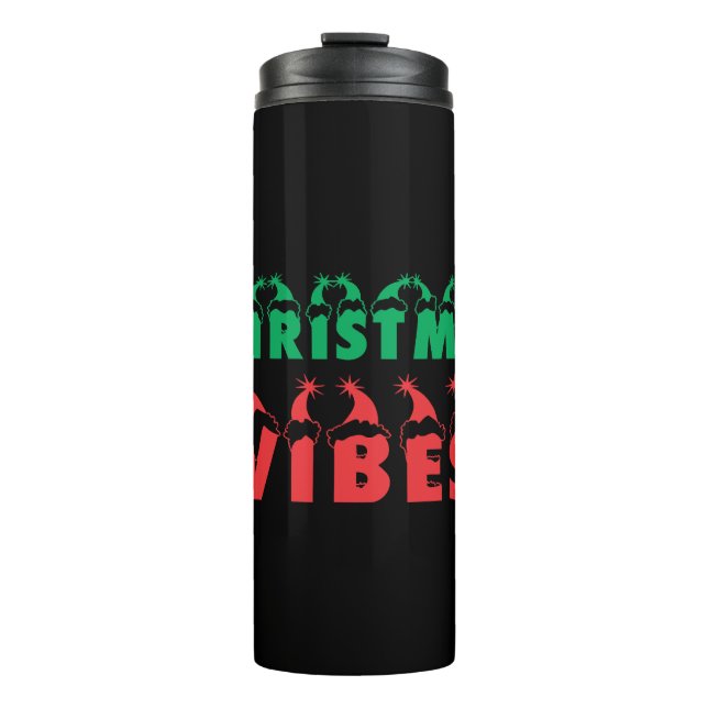 Termo Navidades Vibes Holidays Xmas (Anverso)