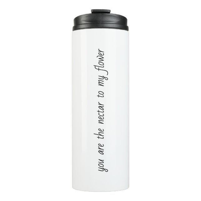 Termo Néctar A Mi Tumblador Térmico De Flores (Anverso)