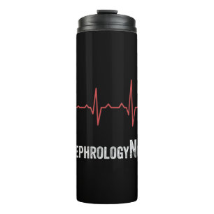 Termo Nefrología Enfermera Diálisis del latido cardíaco