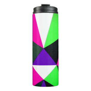 Termo Negrita Bloque de color Neon Green Pink Purple
