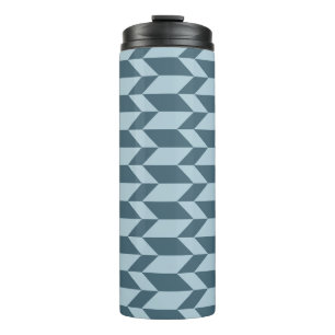 Termo Negrita Dos Tono Flecha Chevron Tono Azul Tono