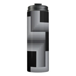 Termo Negro, plata, fresco, único, moderno y de moda