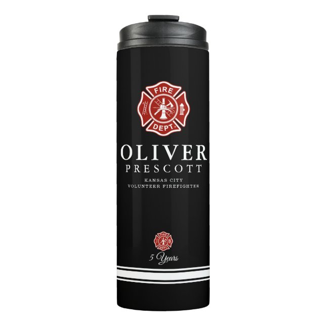 Termo Negro voluntario del símbolo de la cruz maltesa (Anverso)