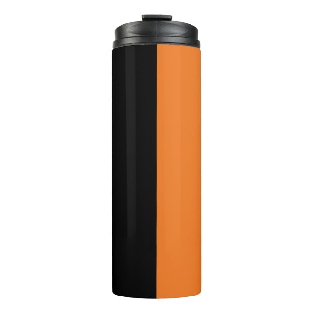 Termo Negro y Naranja (Anverso)