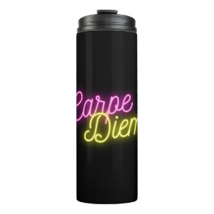 Termo Neon Carpe Diem Word Art