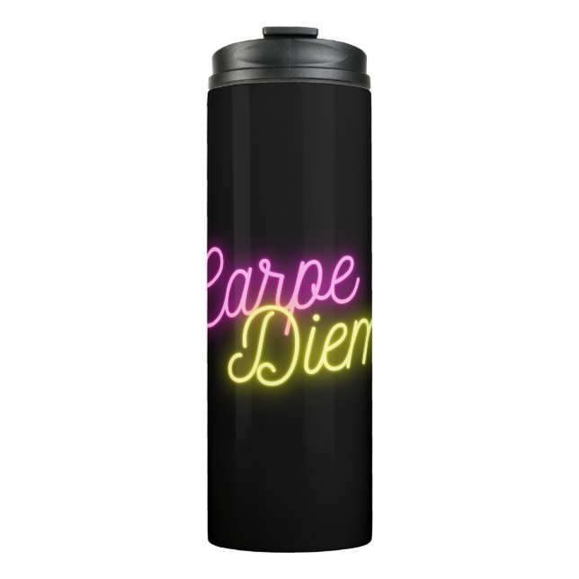 Termo Neon Carpe Diem Word Art (Anverso)