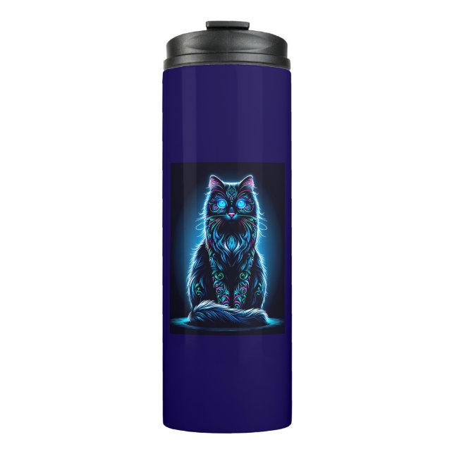 Termo Neon Cat Vivid Background-97948 (Anverso)