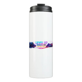 Termo Neon Gamer Wrap Coffee Mug 🎮 | LEVEL UP Coffee Fi