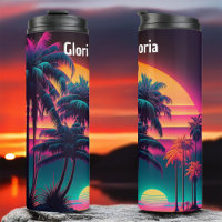 Neon Palm Trees