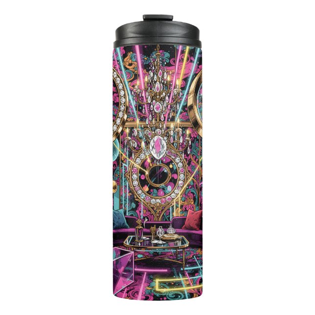Termo Neon Psychedelic Luxury Lounge Art (Anverso)