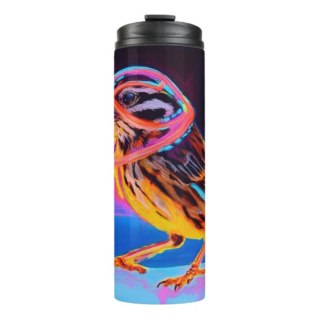 Termo Neon Sparrow con acentos brillantes (Anverso)