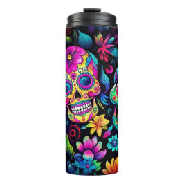 Termo Neon Sugar Skull