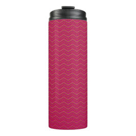 Termo Neon Sunset Chevron Pattern