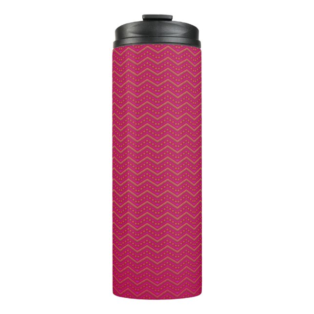 Termo Neon Sunset Chevron Pattern (Anverso)