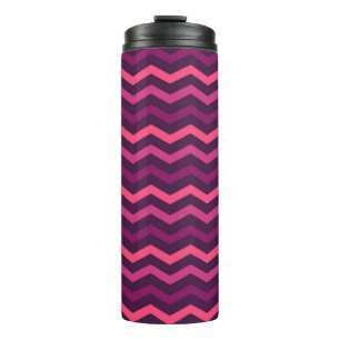 Termo Neon Sunset Chevron Pattern