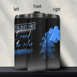 Termo Neon Vaporwave Meeple Blue Board Game Geek